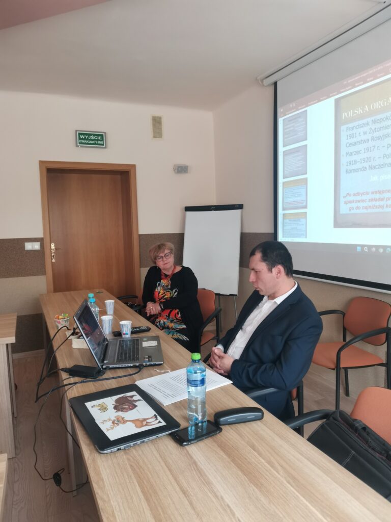 Prezes Julia Dziwoki i Sebastian Liwoch .